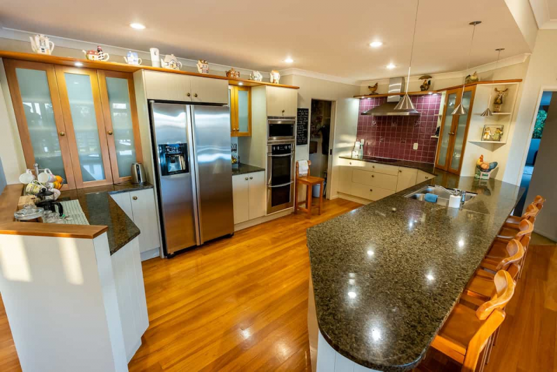 Full open plan kitchen