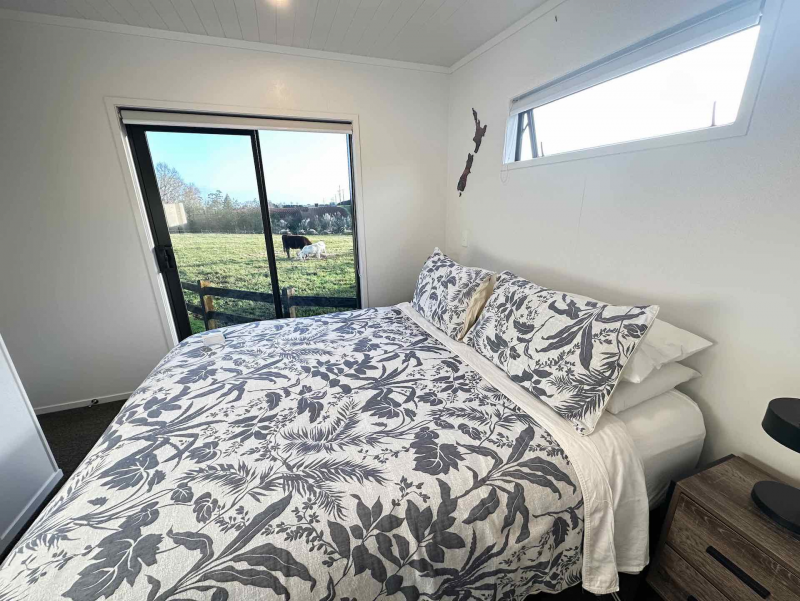 Bedroom with king sized bed
