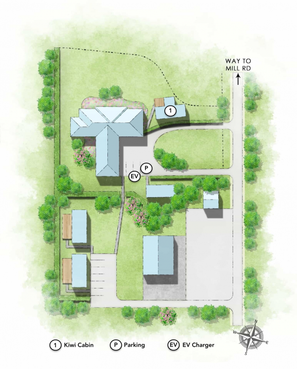 Visual layout of the property