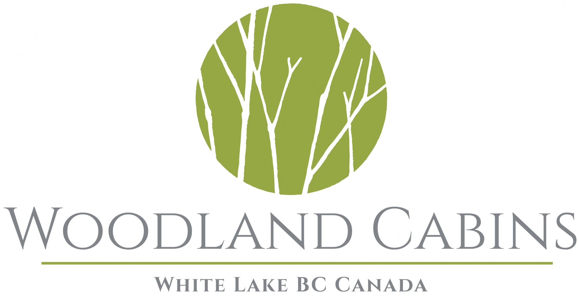 Woodland Cabins Logo