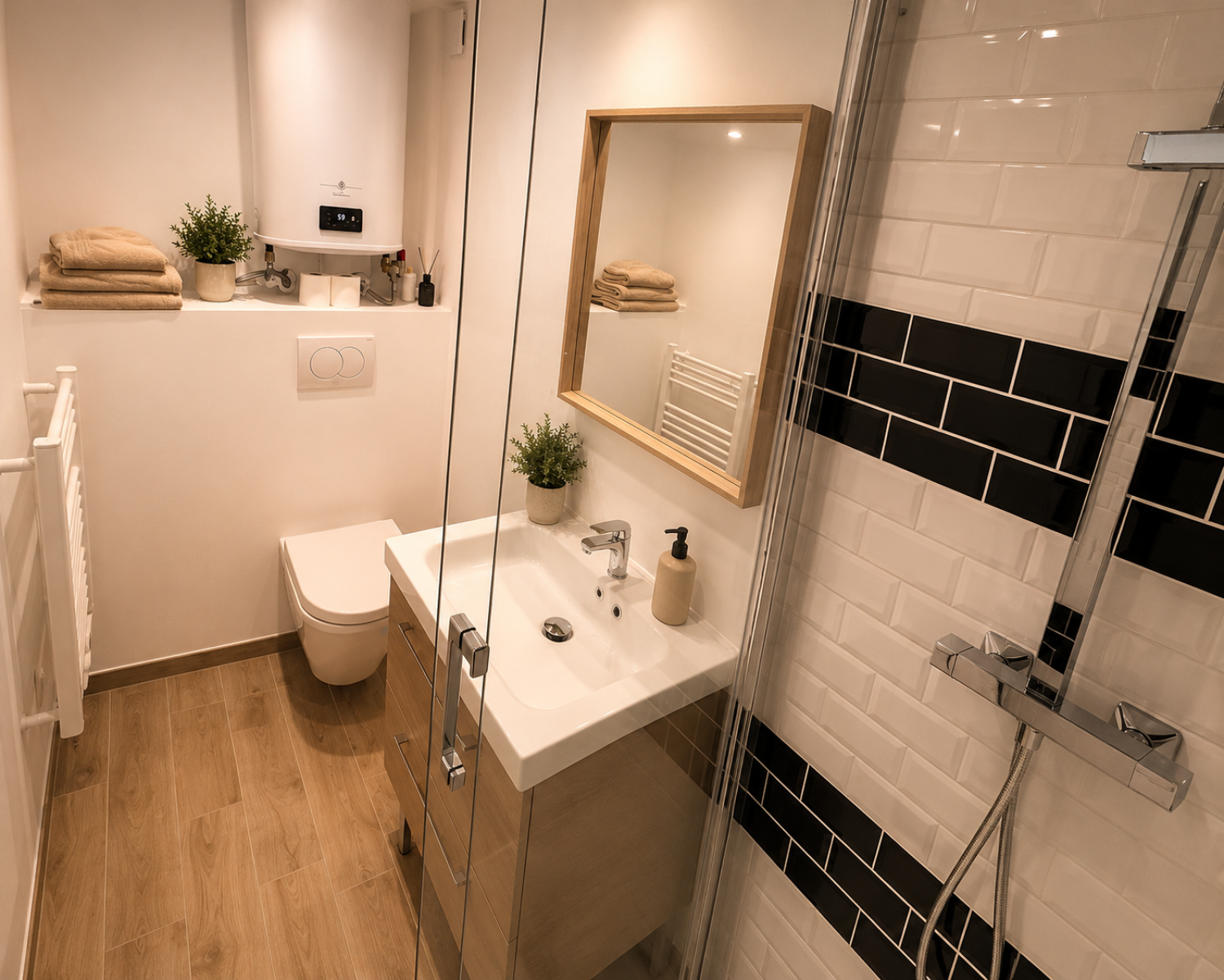 Studio Tout Équipé à Rouen — coin nuit confortable