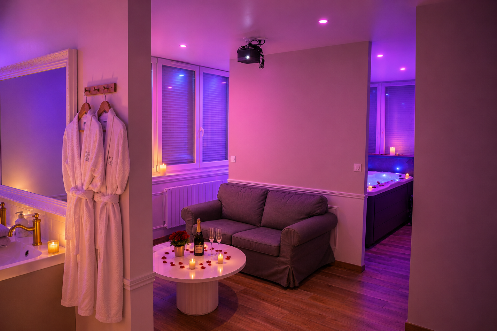 Classic Chic à Rouen — sauna privatif