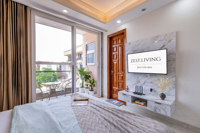 Zest Living apartment interior — Sector 42
